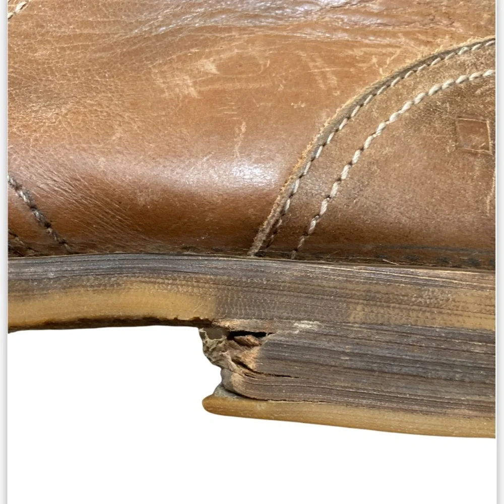 Bed Stu Draco Men’s Chukka Leather Boots brown size 10.5